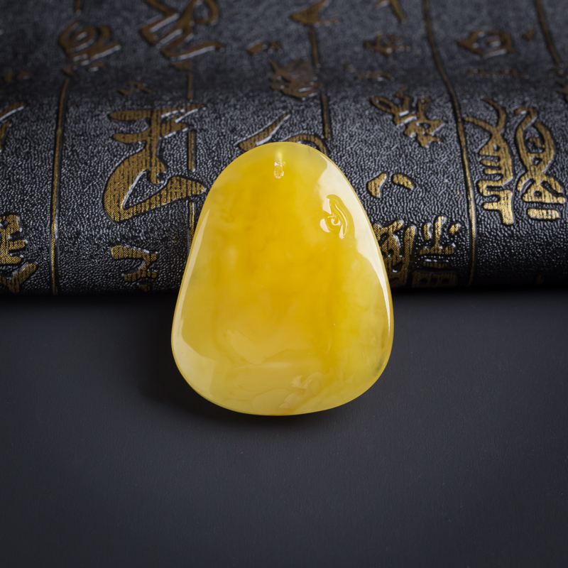 波罗的海天然蜜蜡代代有钱吊坠-红掌柜