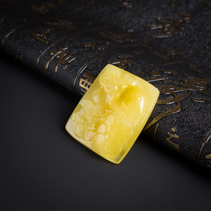 连年有余吊坠-红掌柜