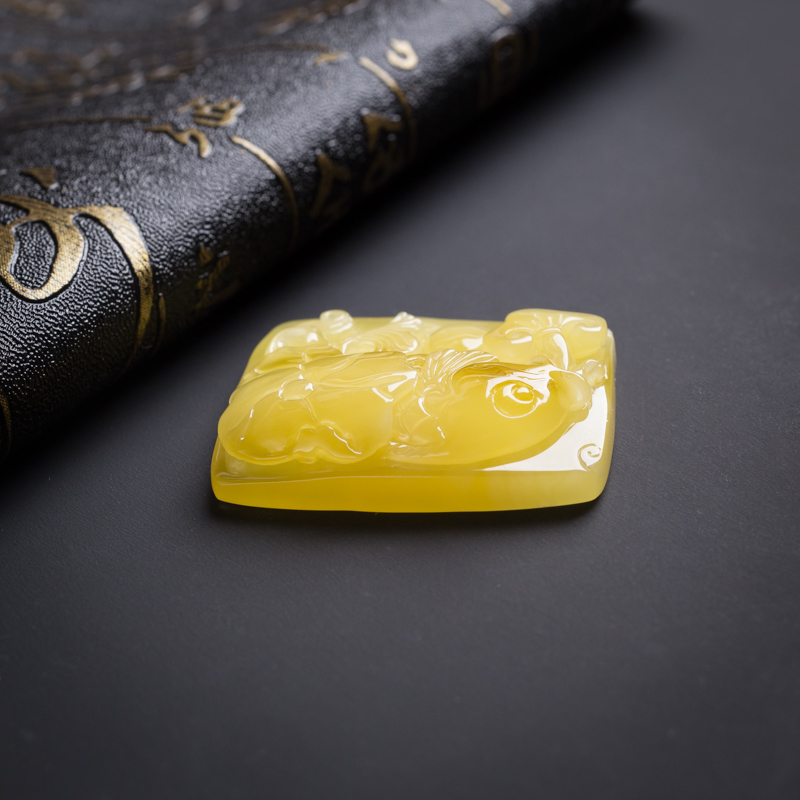 波罗的海蜜蜡吊坠-红掌柜