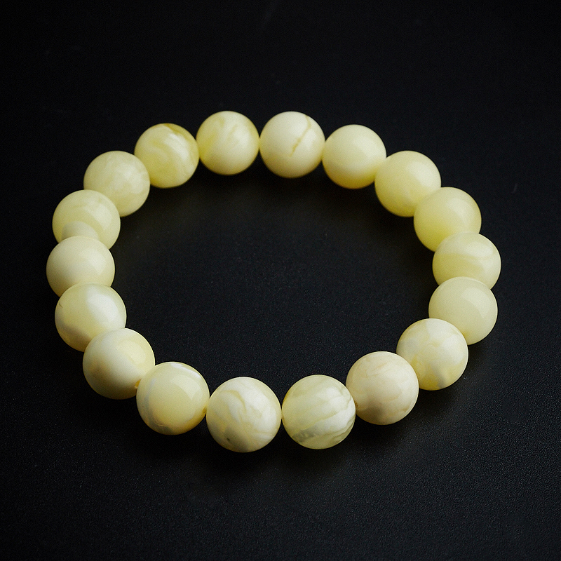 白花蜜蜜蜡手串-红掌柜