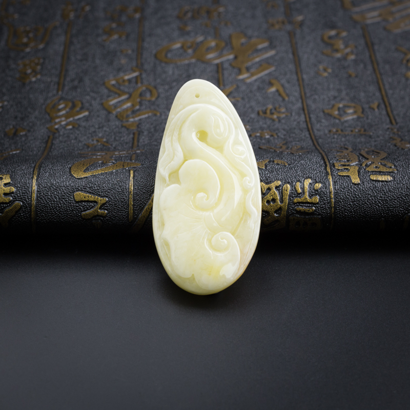 白蜜如意吊坠-红掌柜