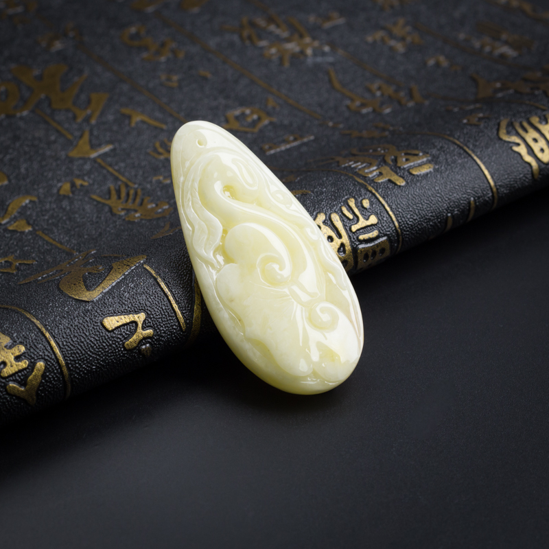 白蜜如意挂件-红掌柜