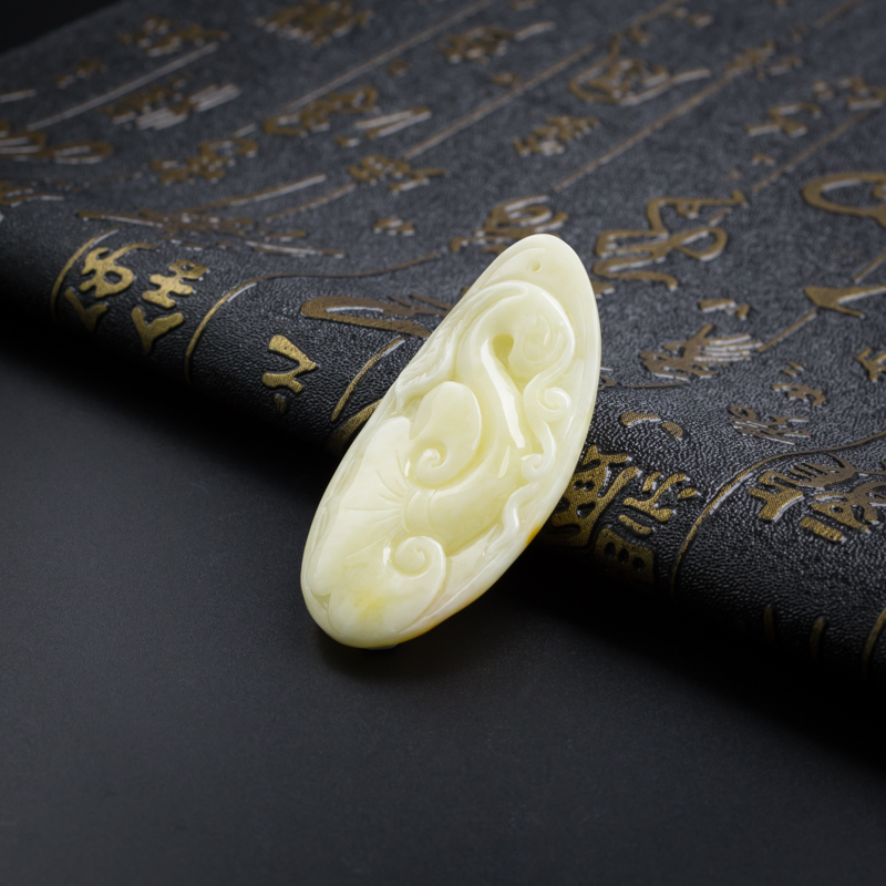 白蜜如意挂坠-红掌柜