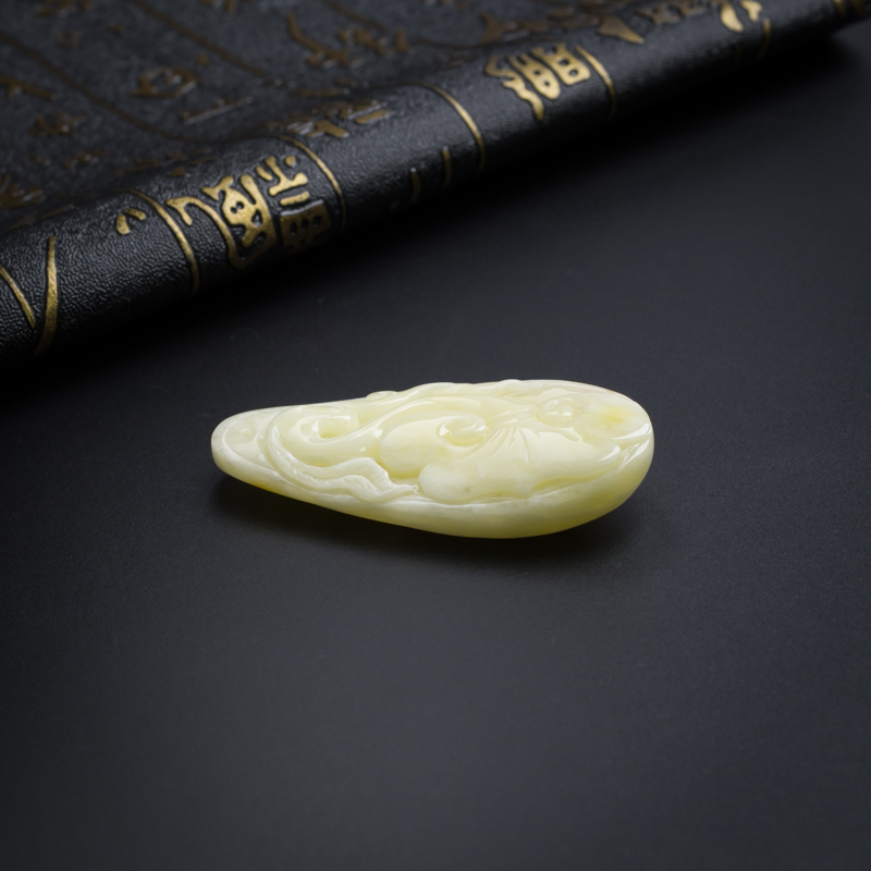 蜜蜡如意挂坠-红掌柜