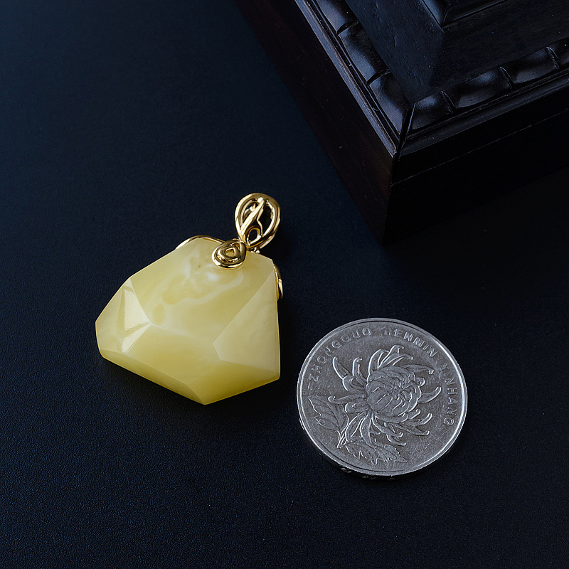 波罗的海蜜蜡吊坠-红掌柜