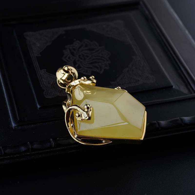 蜜蜡吊坠-红掌柜