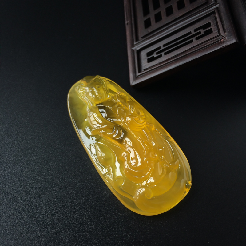 金包蜜观音吊坠-红掌柜