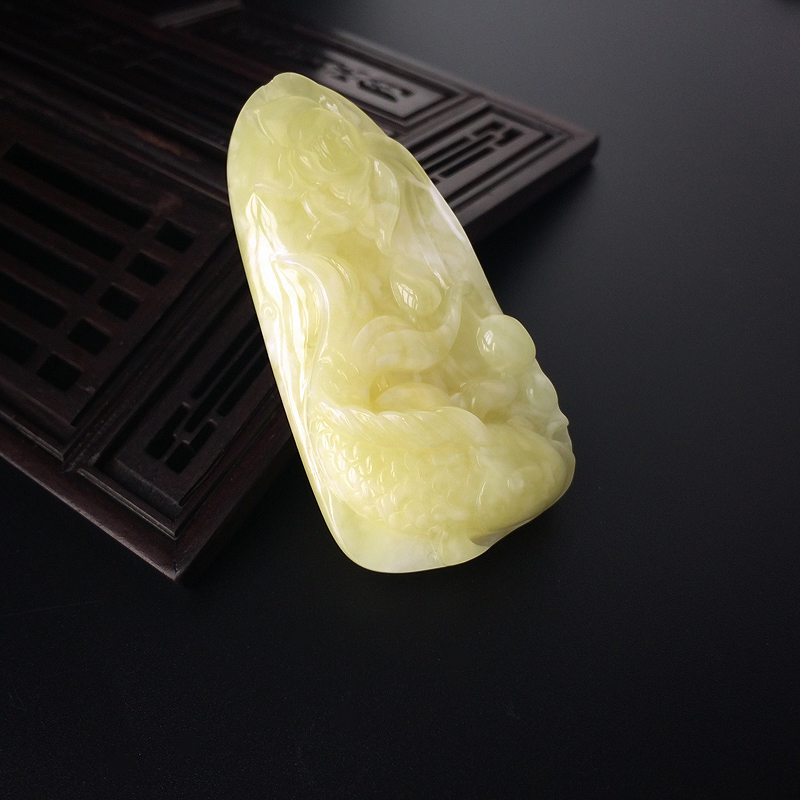 天然白花蜜一品清廉吊坠 - 红掌柜