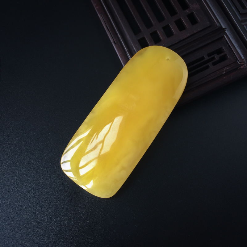 蜜蜡吊坠 - 红掌柜