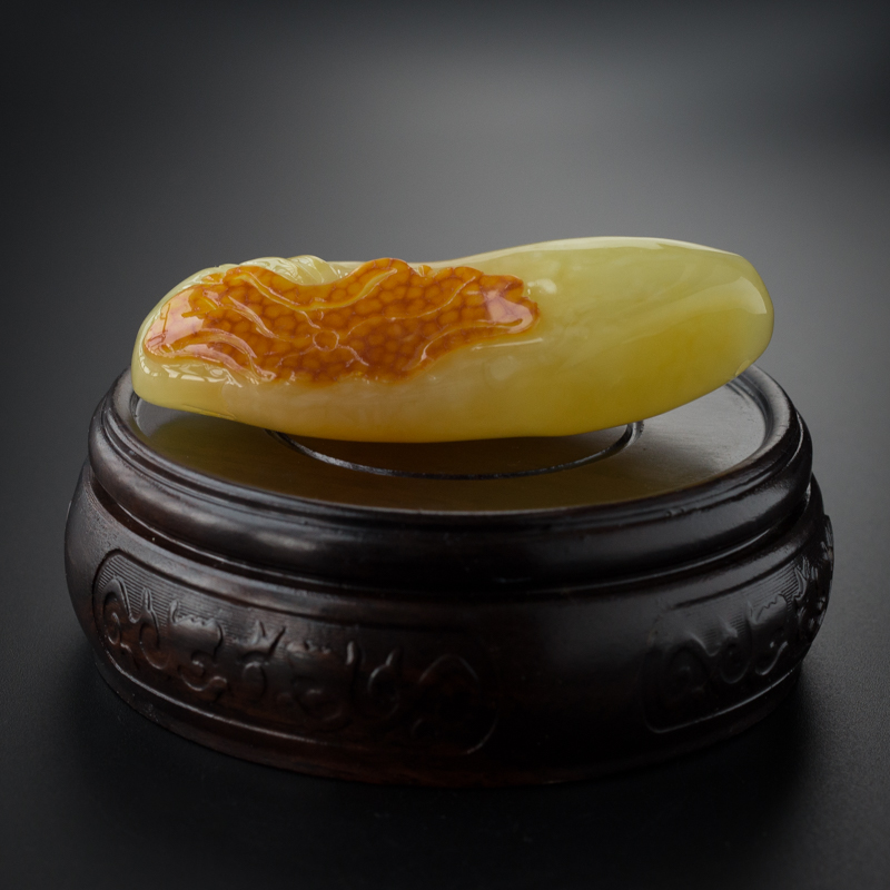 波罗的海天然满蜜蜜蜡吊坠-红掌柜