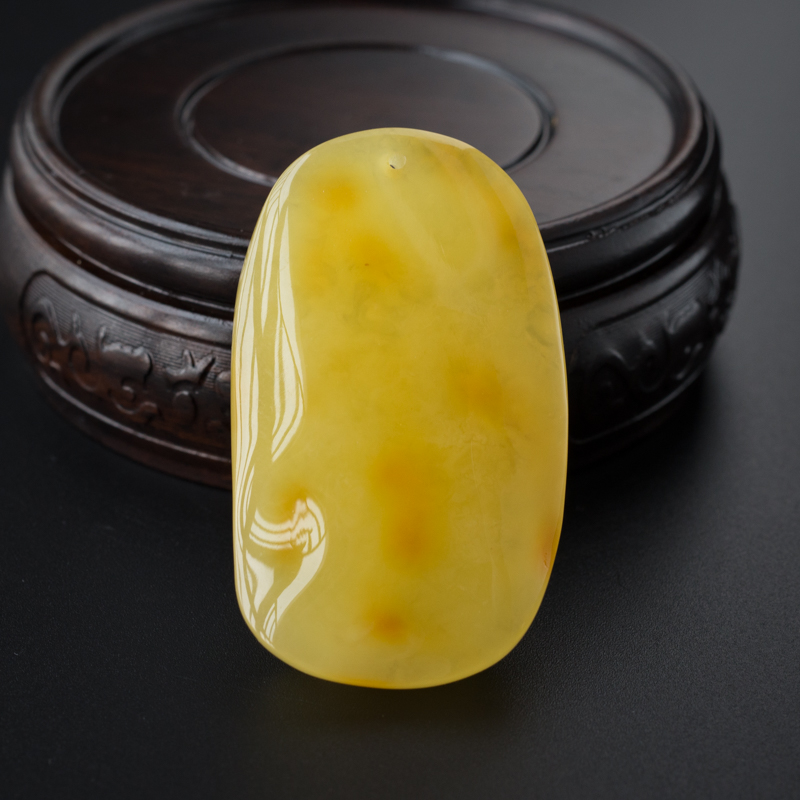 波罗的海天然蜜蜡一品清廉吊坠-红掌柜