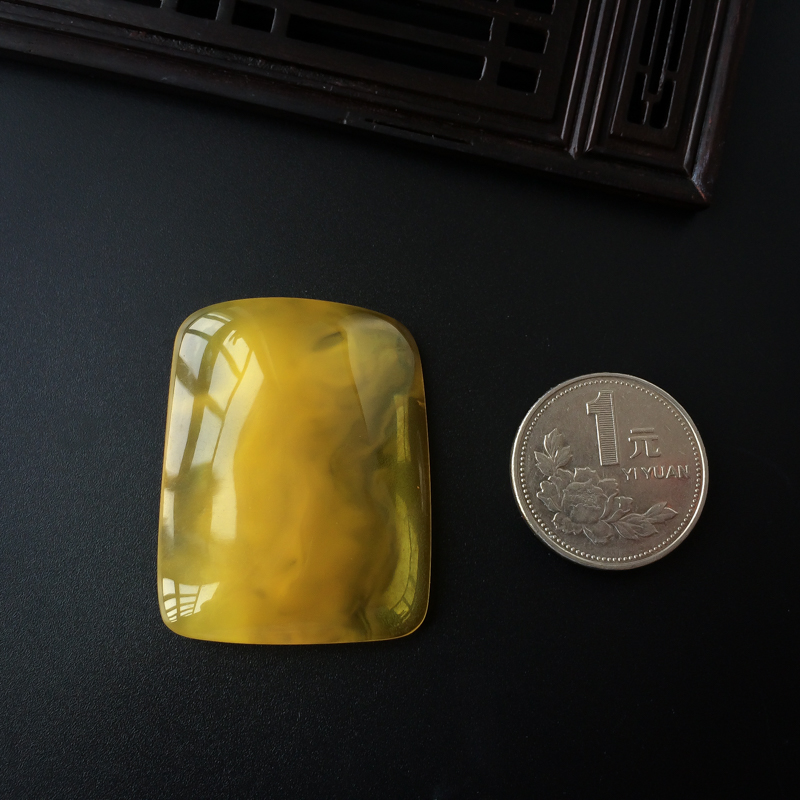 金包蜜蜜蜡吊坠-红掌柜