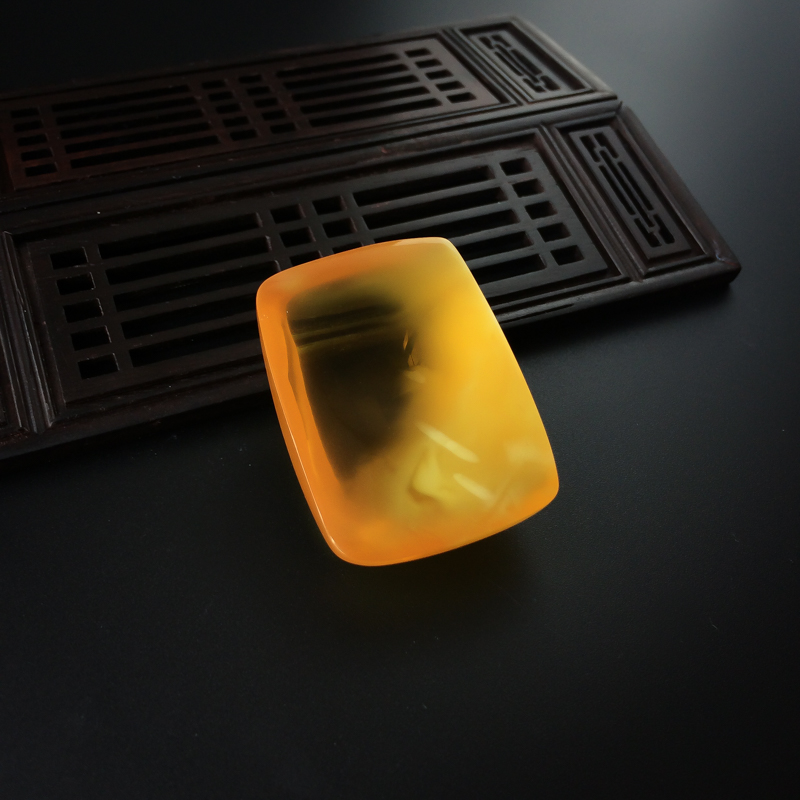 波罗的海天然蜜蜡无事牌吊坠-红掌柜