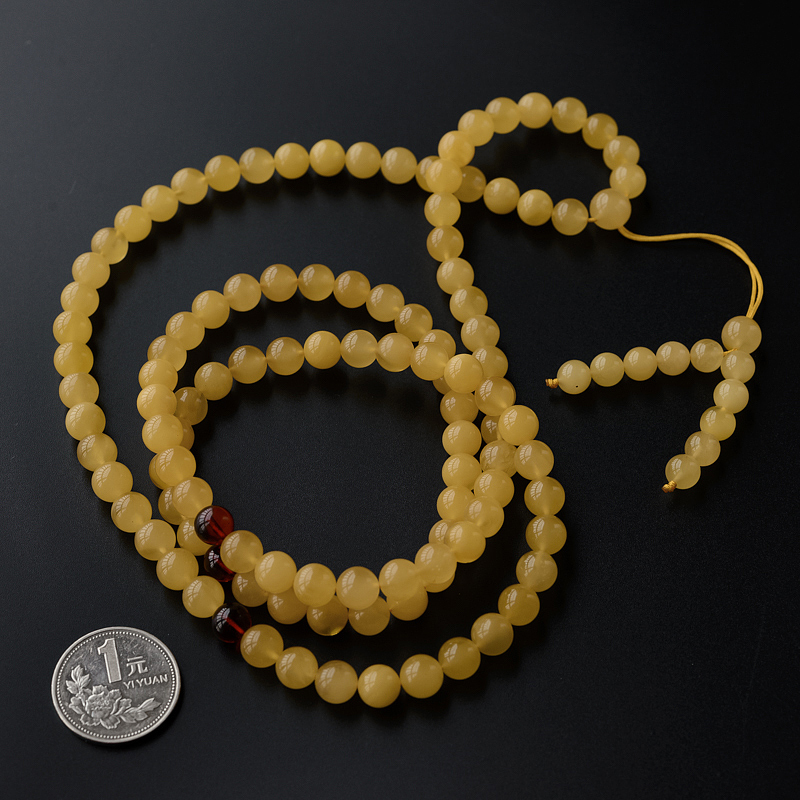 天然蜜蜡手串-红掌柜