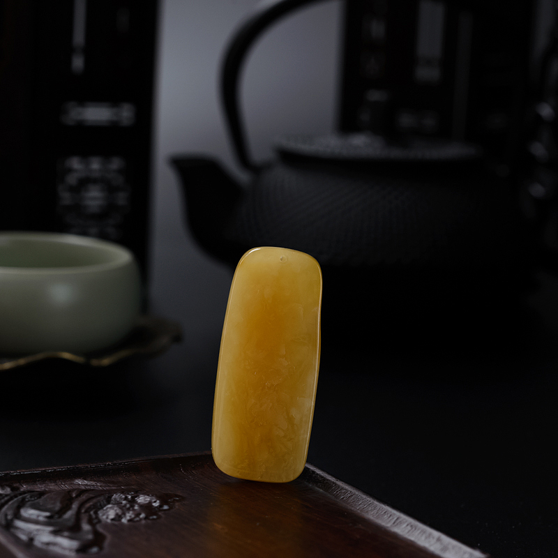 蜜蜡古凤吊坠 - 红掌柜