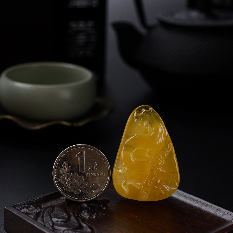 波罗的海金包蜜吊坠 - 红掌柜