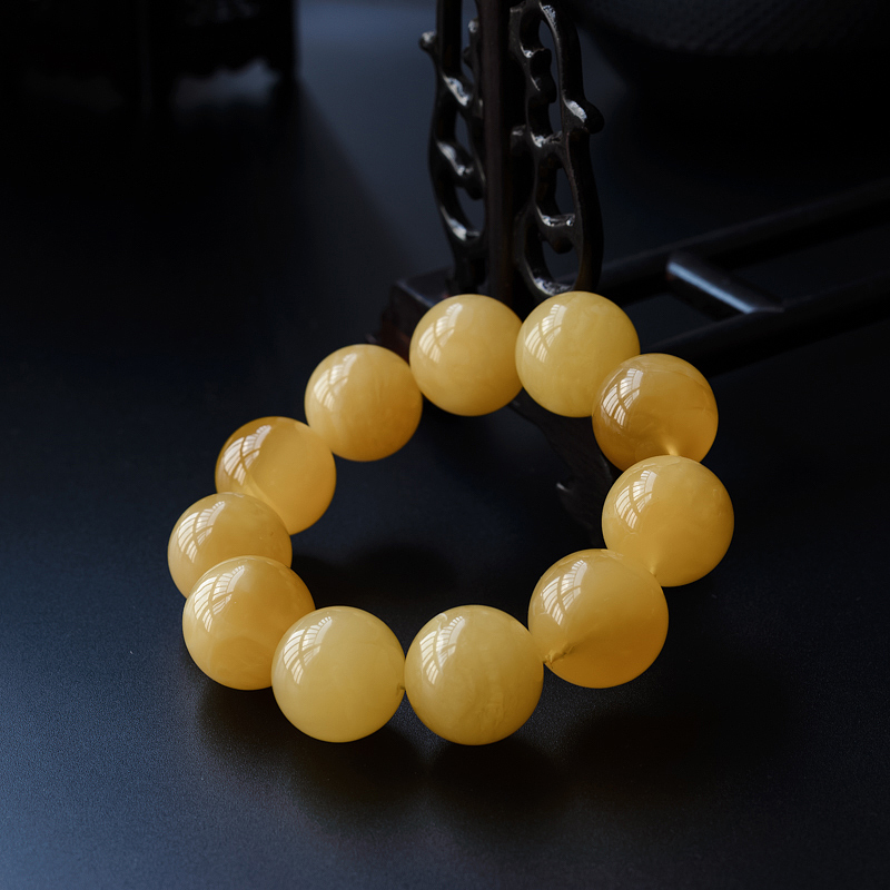 鸡油黄蜜蜡-红掌柜