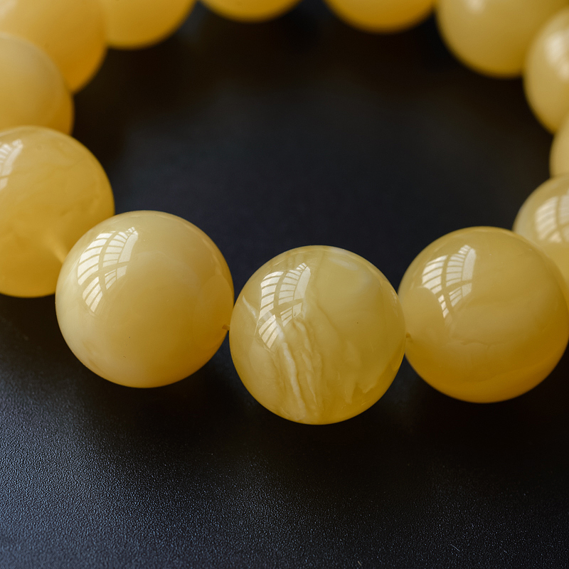 天然蜜蜡单圈-红掌柜