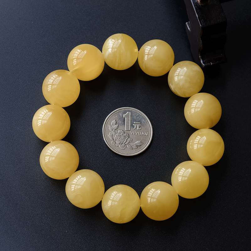 波罗的海蜜蜡手串-红掌柜