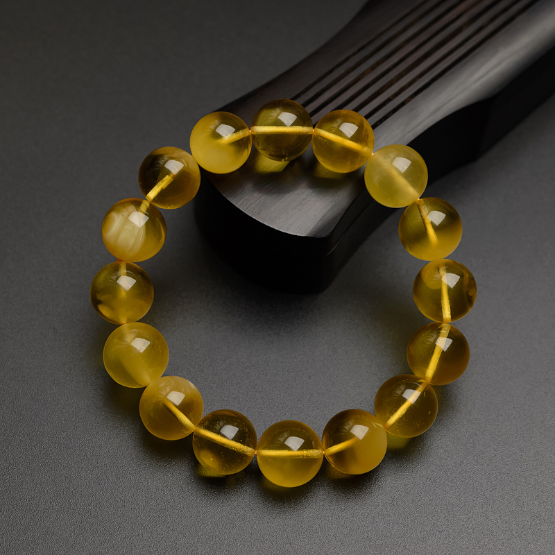 金绞蜜蜜蜡手串-红掌柜