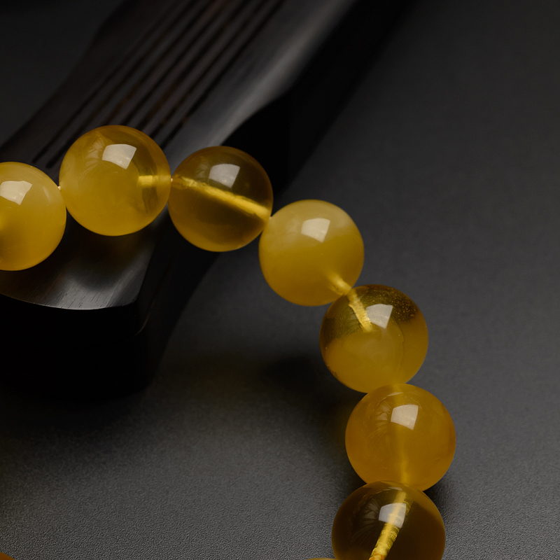 蜜蜡手串-红掌柜