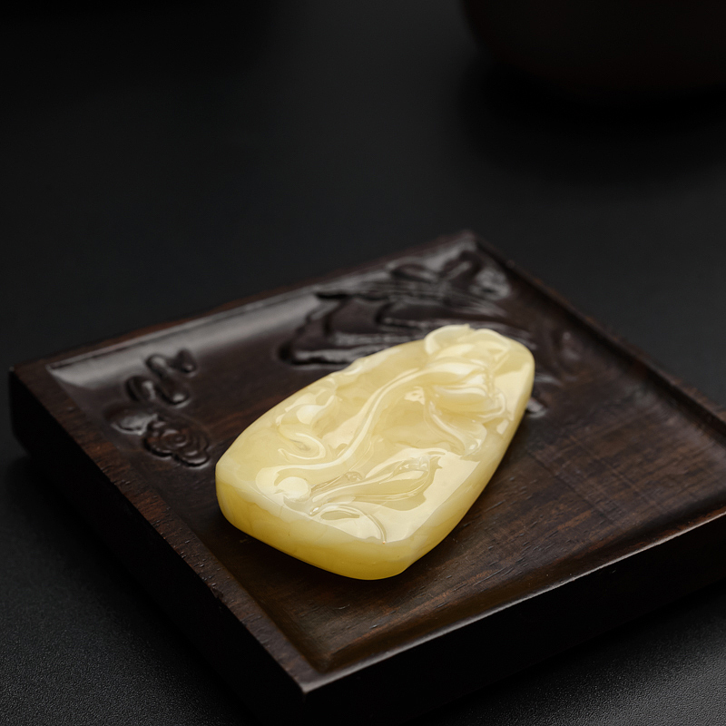 波罗的海黄白蜜一品清廉吊坠 - 红掌柜