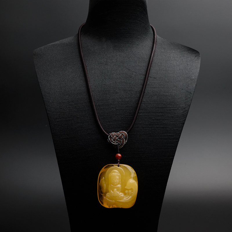 波罗的海金包蜜吊坠 - 红掌柜