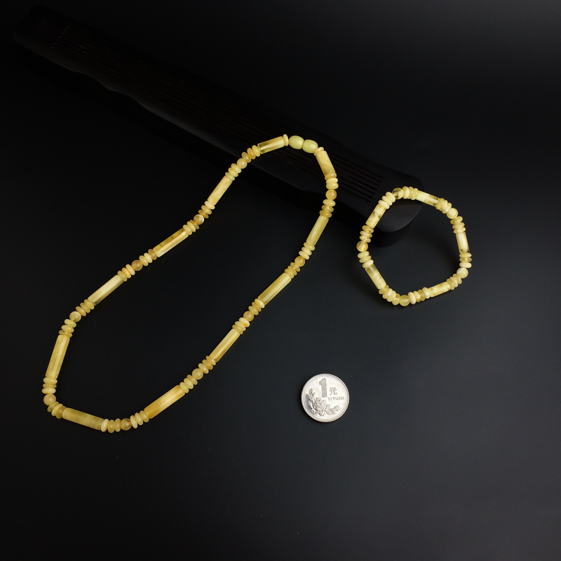 蜜蜡套装-红掌柜