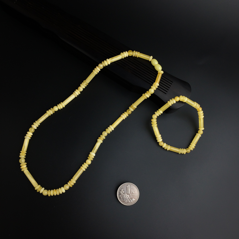 蜜蜡套装-红掌柜