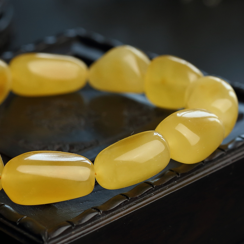 鸡油黄蜜蜡-红掌柜