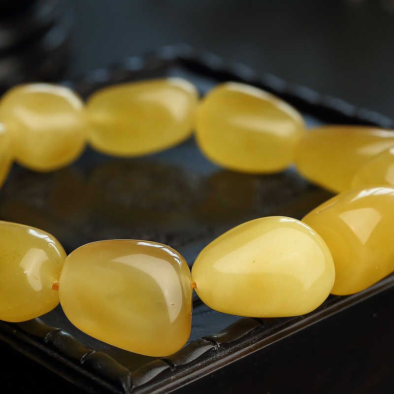 蜜蜡手串-红掌柜