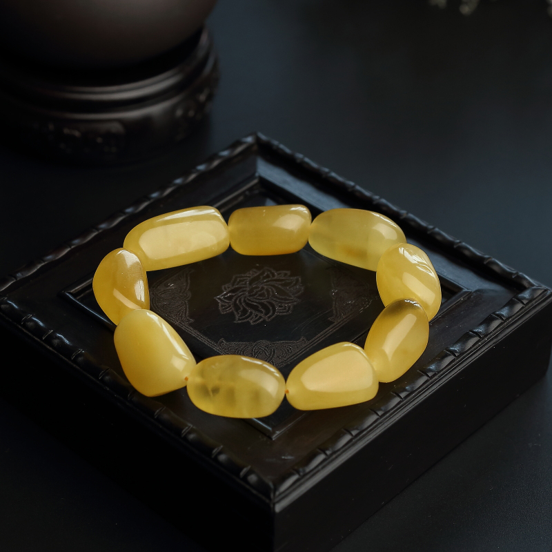 蜜蜡随形手串-红掌柜