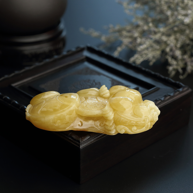 满蜜糖色蜜蜡-红掌柜