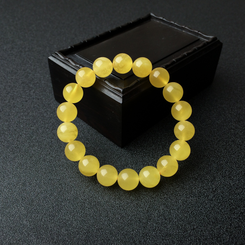 波罗的海鸡油黄蜜蜡手串 - 红掌柜