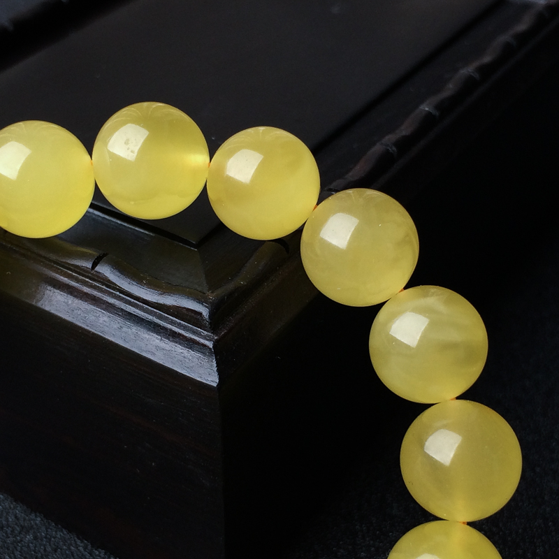 波罗的海鸡油黄蜜蜡手串 - 红掌柜