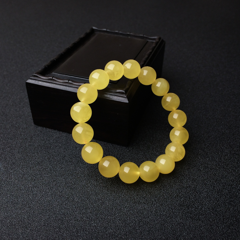 波罗的海天然鸡油黄蜜蜡手串 - 红掌柜