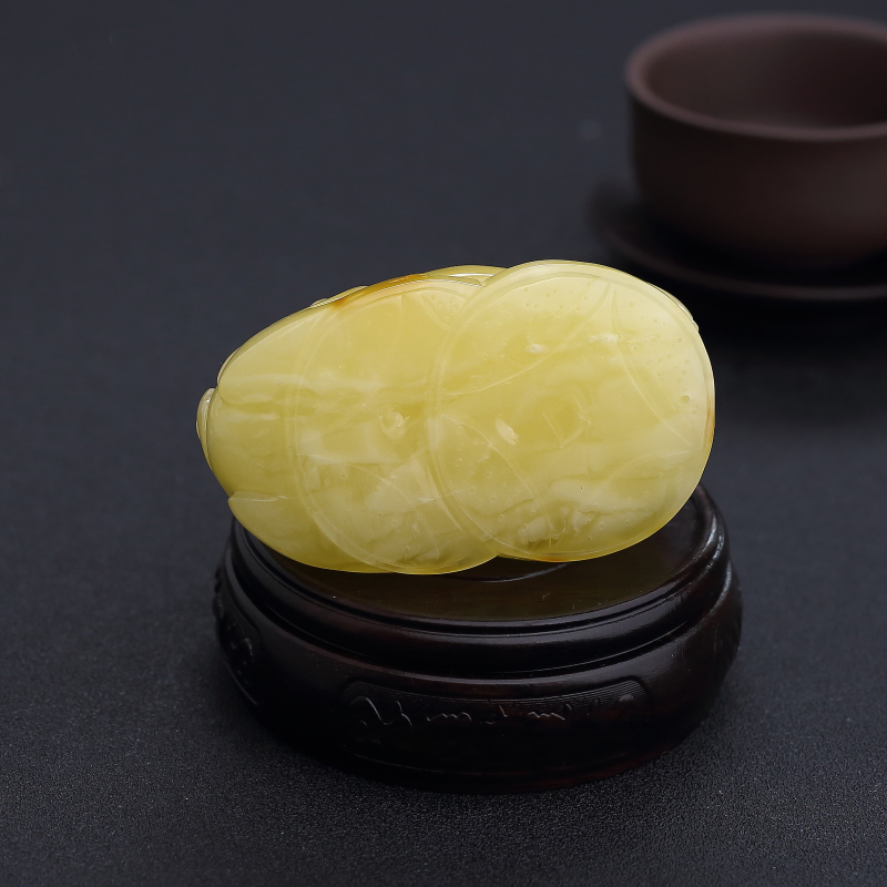 蜜蜡貔貅吊坠 - 红掌柜