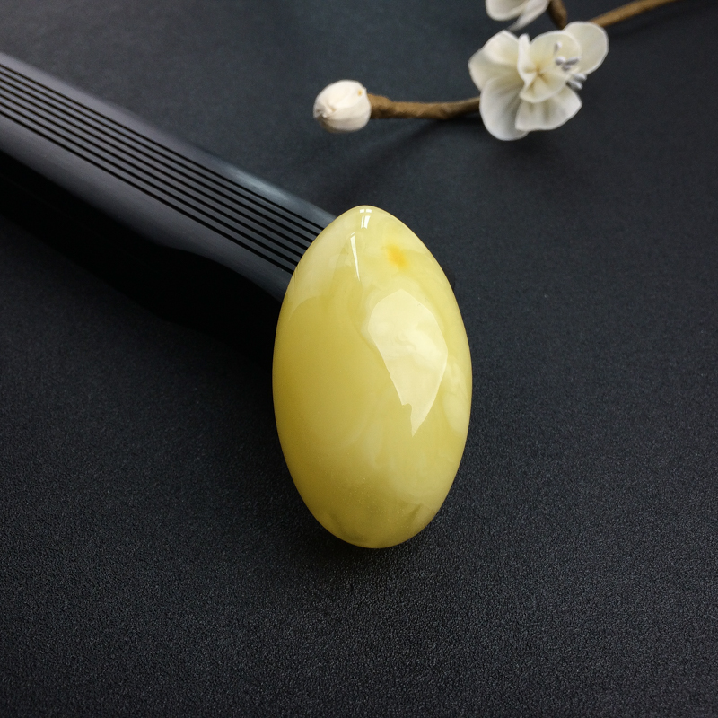 波罗的海天然柠檬黄蜜蜡随形吊坠-红掌柜