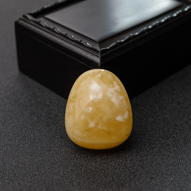 波罗的海天然白花蜜随形吊坠 - 红掌柜