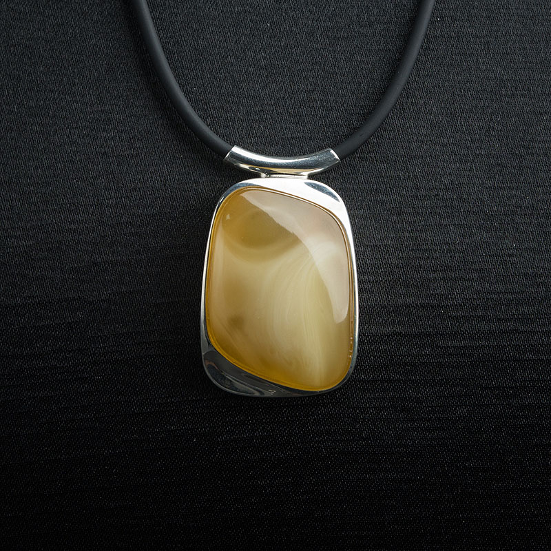 带皮白花蜜蜡项链 - 红掌柜