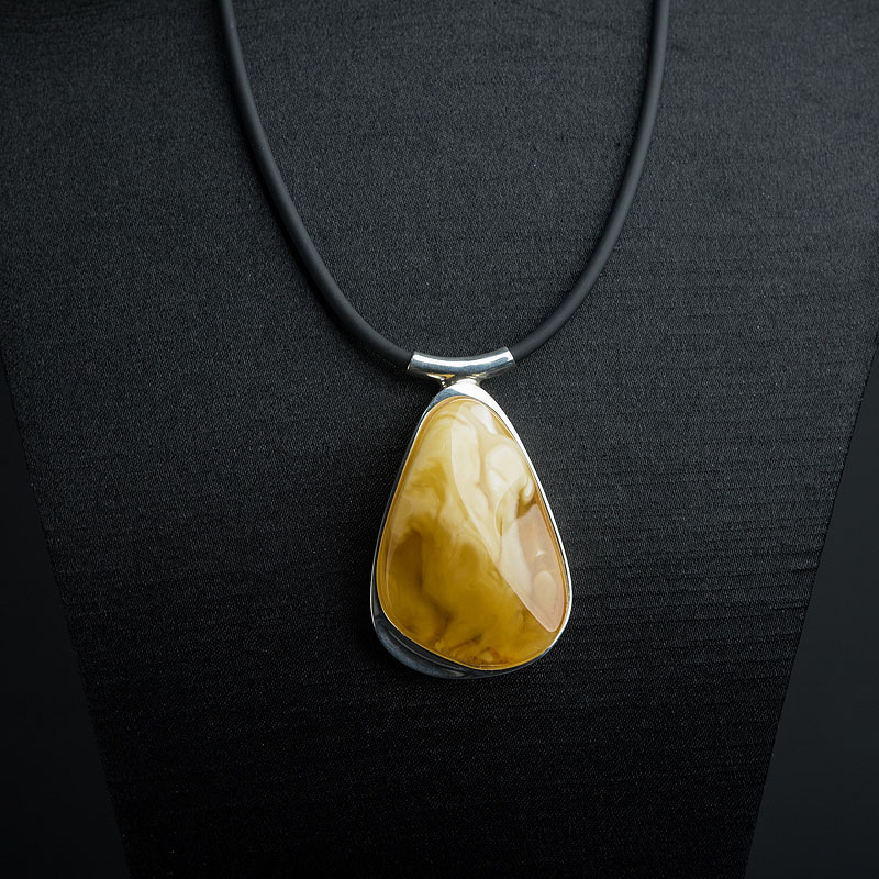 带皮白花蜜蜡项链 - 红掌柜