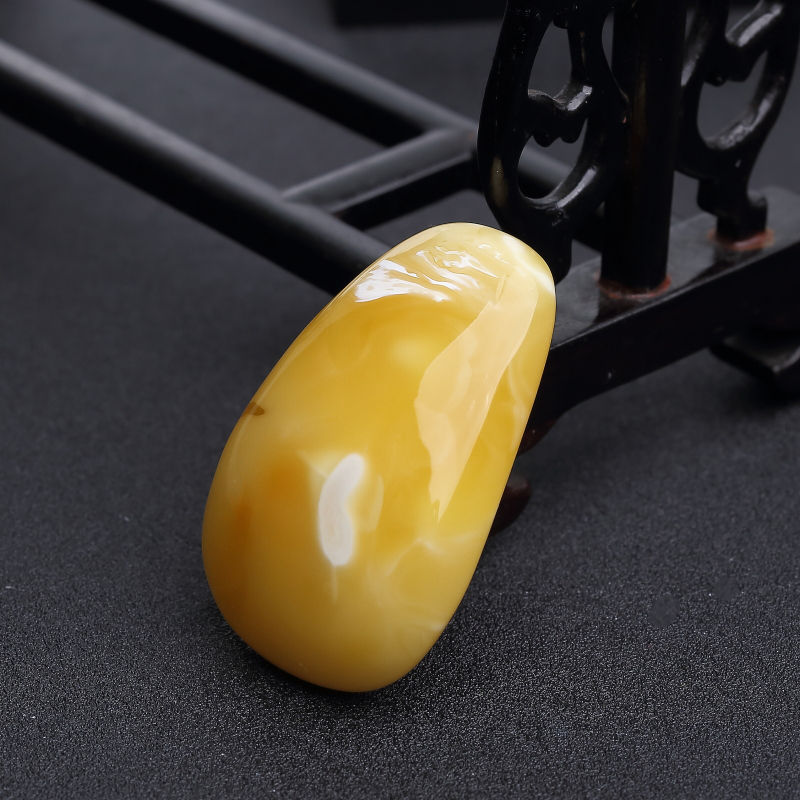 蜜蜡随形吊坠-红掌柜