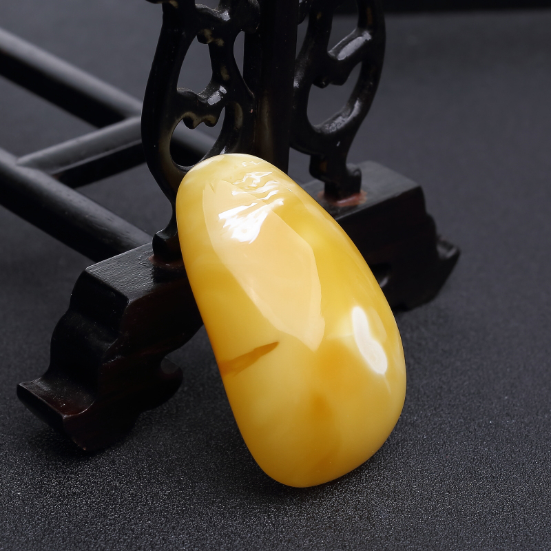 蜜蜡吊坠-红掌柜