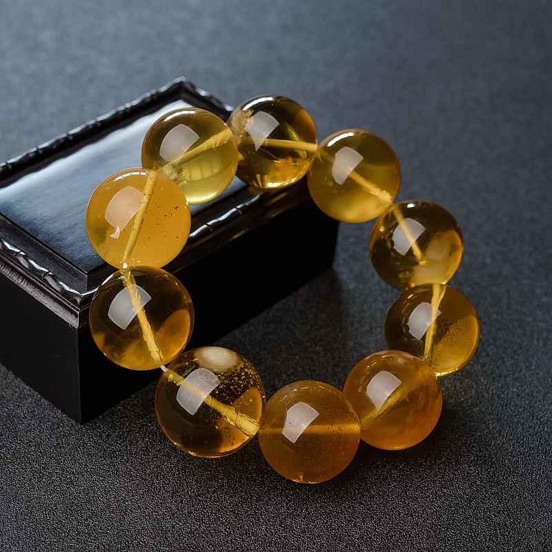 23mm金绞蜜手串-红掌柜