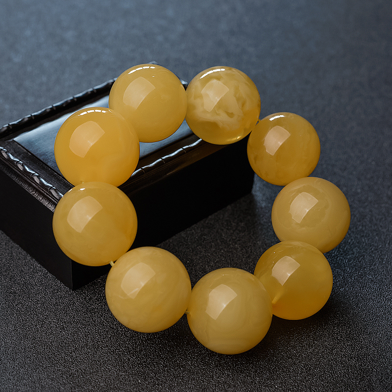 蜜蜡手串-红掌柜