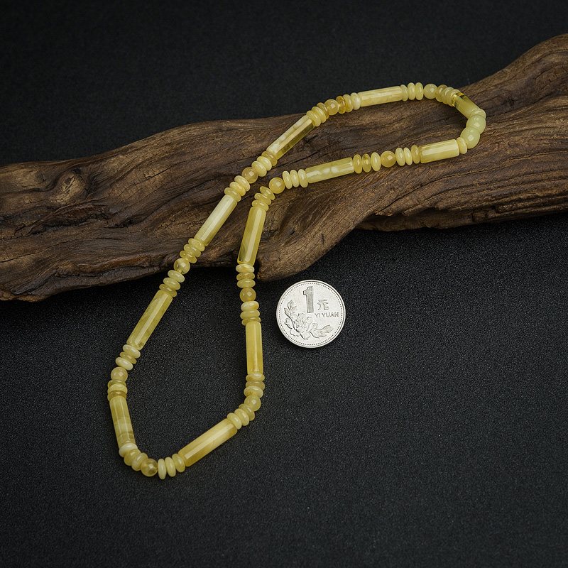 白花蜜蜡项链-红掌柜