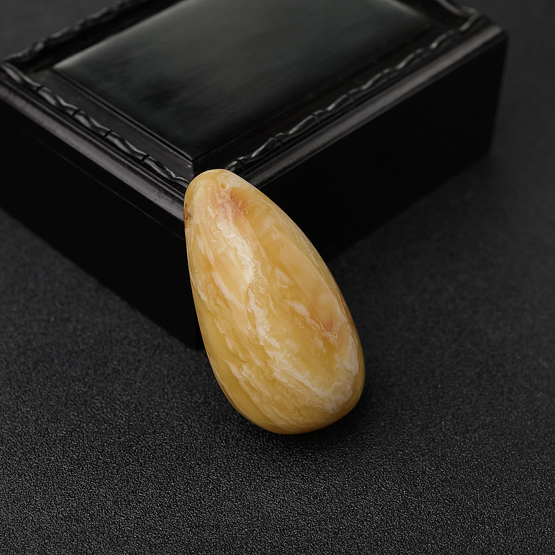 白花蜜随形吊坠-红掌柜