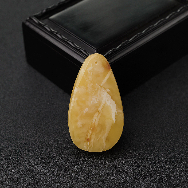 蜜蜡随形吊坠-红掌柜