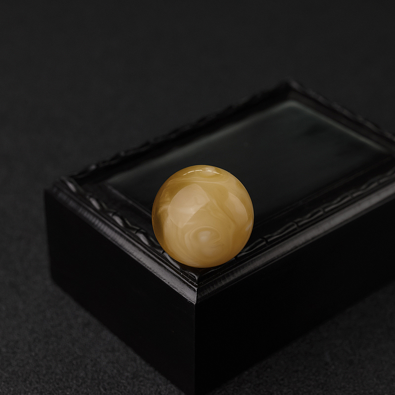 23mm蜜蜡圆珠-红掌柜