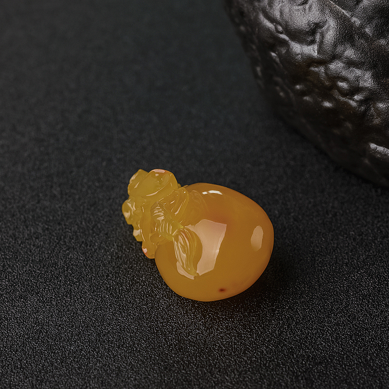 蜜蜡钱袋-红掌柜